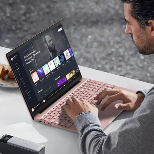 Image of 15.6 inch Laptop Computer, N95 Processor (4C4T, 1.7-3.4GHz) Gaming Laptop 16GB RAM 512GB PCIe SSD, FHD Display, Backlit Keyboard, Fingerprint Unlock, Students Business Laptop PC Win11 Pro OS,Rose Gold
