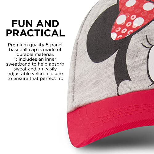 Image of Disney Girls' Frozen Baseball Cap - Princess Elsa and Anna Curved Brim Strap Back Hat (2T-7)