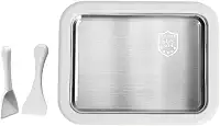 Máquina de Fazer Sorvete Instantâneo com 2 Espátulas, Fácil de Usar, Máquina de Fazer Sorvete para Uso Doméstico, Placa Fria, Freezer, Iogurte, Branco