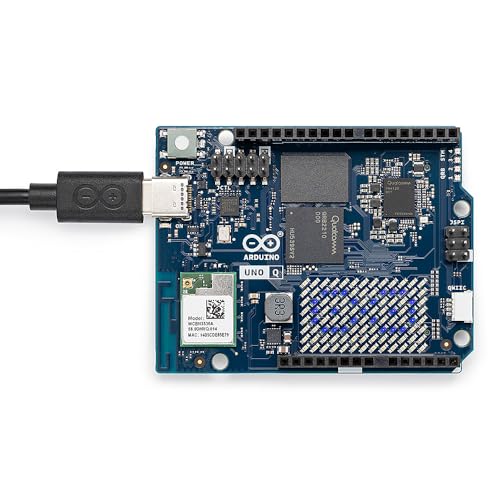 Image of Arduino UNO Q 4GB [ABX00173] - Qualcomm QRB2210 MPU & STM32U585 MCU, AI Vision & Voice Functions, IoT, Robotics, Linux‑Debian‑OS, Wi‑Fi 5, USB‑C