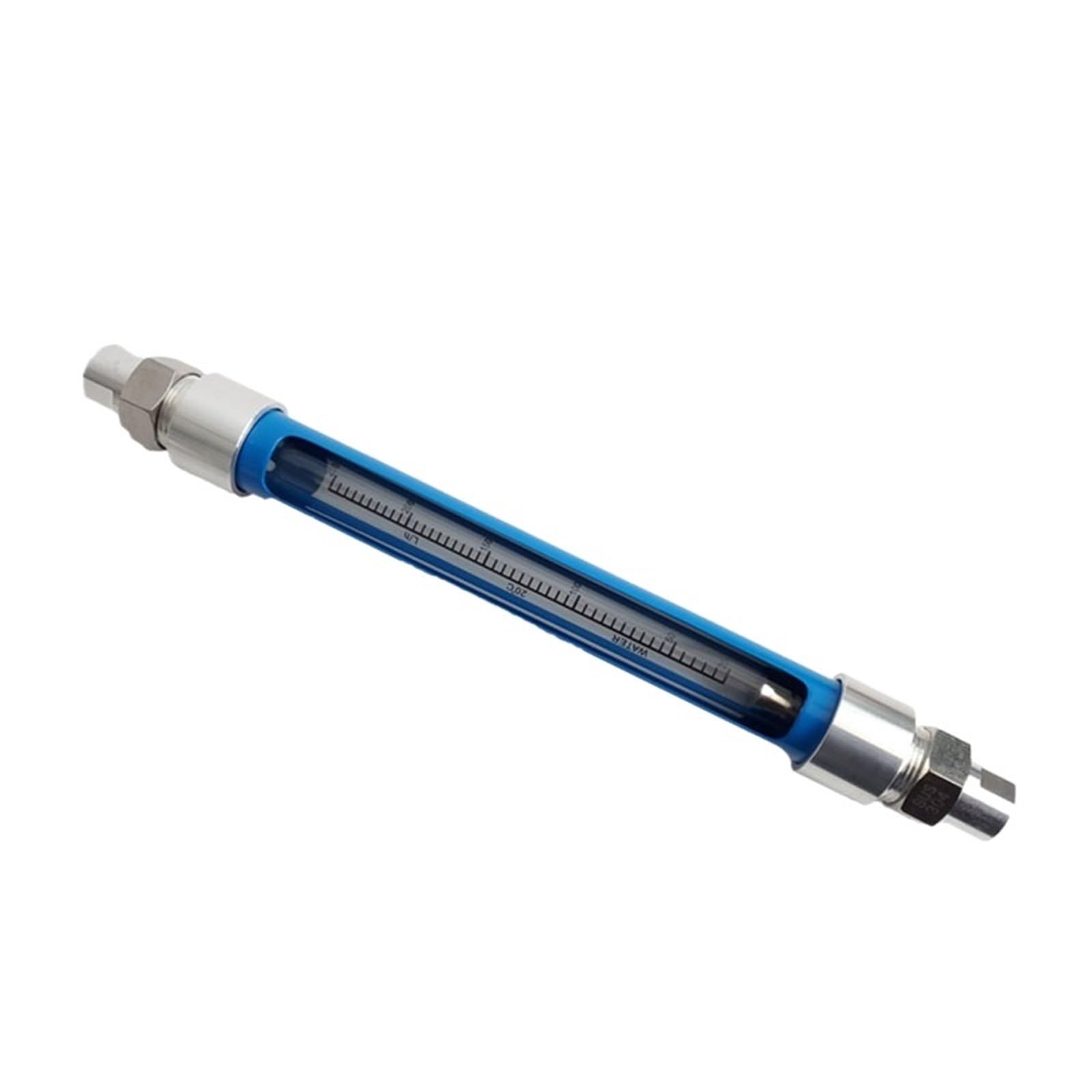 Rotámetro de vidrio y agua, LZB-VA GL10 DN15 DN15, ácido nítrico, corrosión, amoniaco, hilo de acero al carbono líquido, material metálico, 1 Uds.(63-630LPH -liquid)