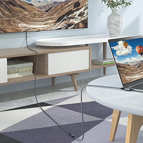 Image of UseBean USB C Extension Cable 240W 2FT, Right Angle USB 4 & Thunderbolt 4 Extension Cable, 40Gbps 8K@60Hz Video, Type C Male to Female USBC Extender Cord, for iPhone 17, MacBook, iPad Pro, Galaxy S25