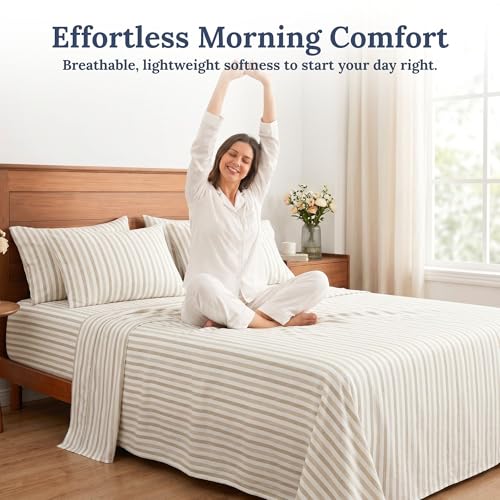 Image of Chaps Queen Sheet & Pillowcase Sets- 6 Piece, Deep Pocket, Wrinkle Free
