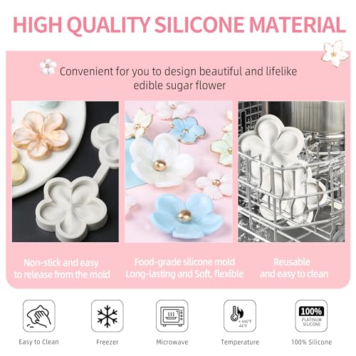 Moule chocolat sugarcraft fleur outil de moule style 1 - 5