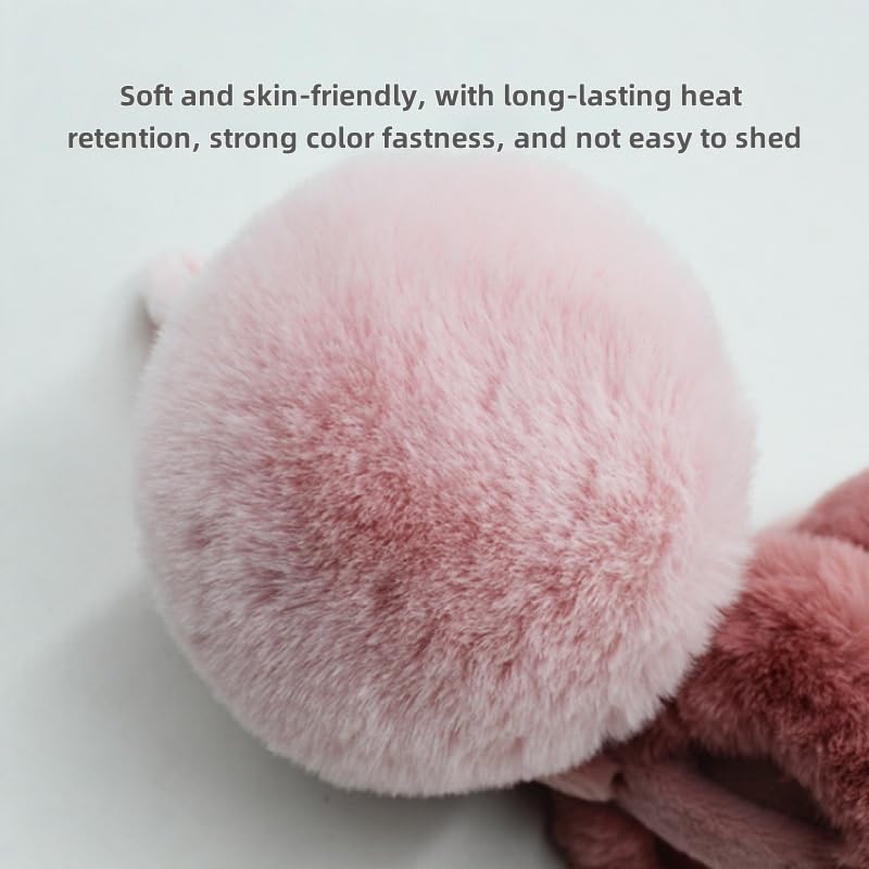 Winter Kids Earmuffs Warm Ear Cover For Girls Children Cat Ear Warmers Warm Faux Furry Cute Ear Covers2