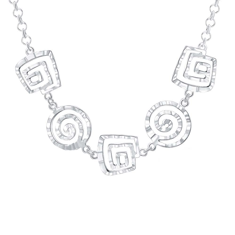 Collier pendentif chaîne à vis argent 925 cadeau idéal pour elle - 6