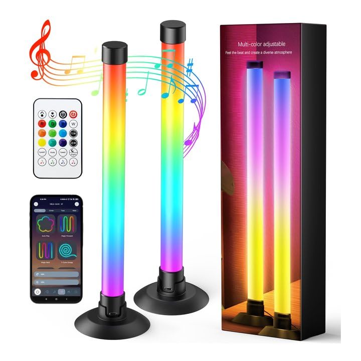 Ledagic Led Light Bar with Music Sync, Color Changing...