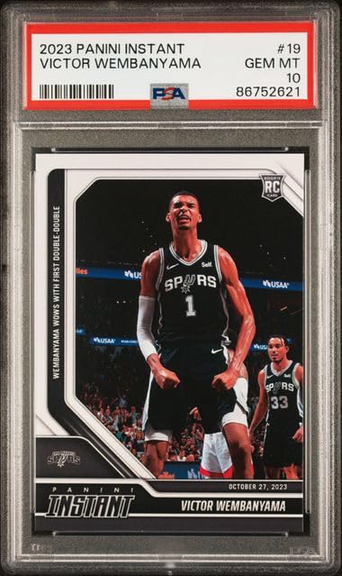 Amazon.com: 2023-24 Panini Instant #19 Victor Wembanyama RC Card 