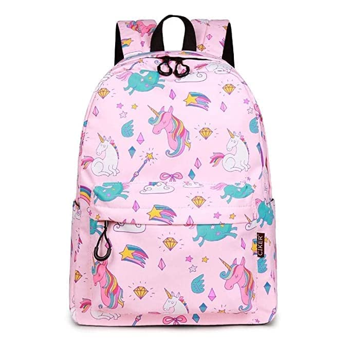 VELWORD® Medium Kids Backpack Waterproof Backpack, Girls & Women Stylish Trendy College, School & College Bag PINK-image-3