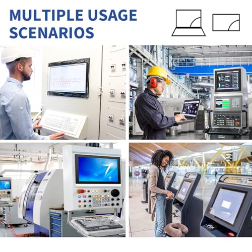Image of 15.6-Inch Industrial Embedded Panel PC, Ratio 16:9 Multi-Touchscreen-Monitor,Industrial Touch Screen Panel Computer,WiFi & Built-in Speakers,IP65 Front,Win 10 I5 RAM 8G+256G SSD