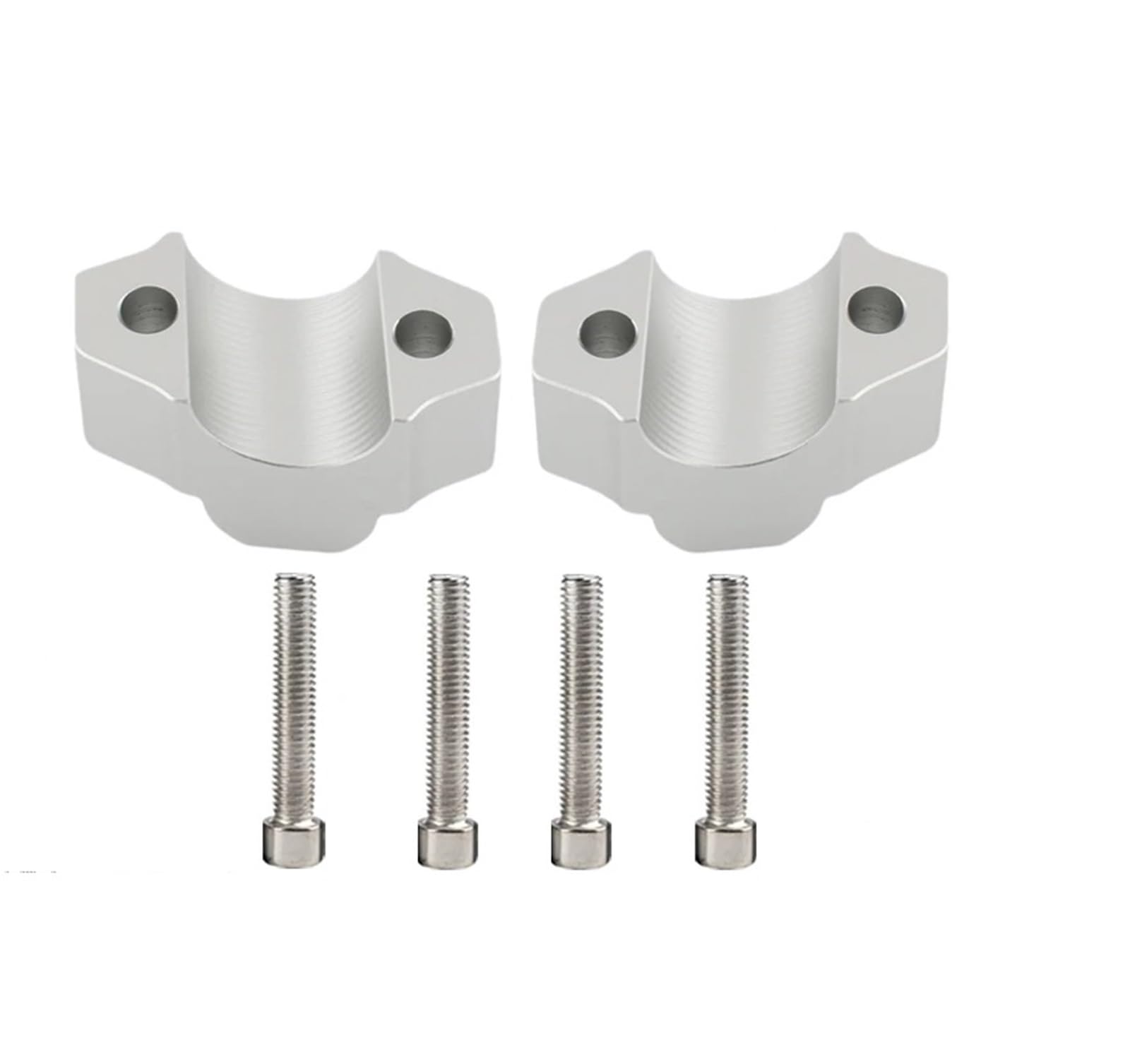 Alza Manillar Ajustable Compatible Con XT1200Z Para XTZ1200 2010 2011 2012 2013 2014 2015 2016 2017 2018 2019 2020 2021 2022 2023 2024 Elevador De Manillar De Motocicleta(Silver)