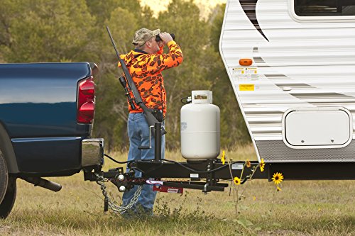 Fastway Flip 88-00-6500 Trailer Tongue Automatic Fold-Up Jack Foot Plate--6 Inch Extension (2-Inch Inner Jack Tube), 2 1/4 Inch , Red #TOP6