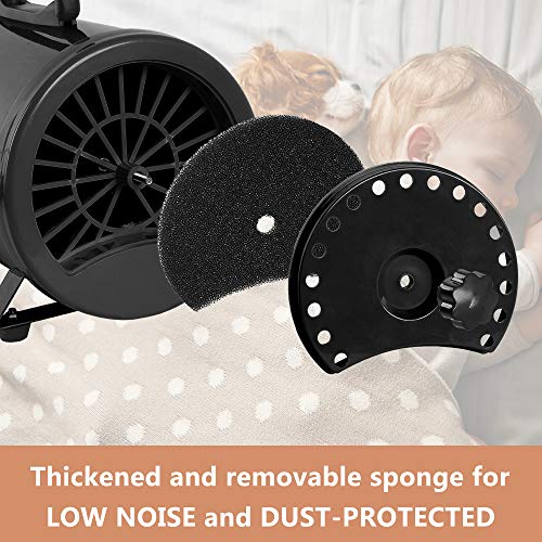 image for Bonnlo 2400W 3.2HP Stepless Adjustable Speed Pet Dryer Dog Hair Dryer 