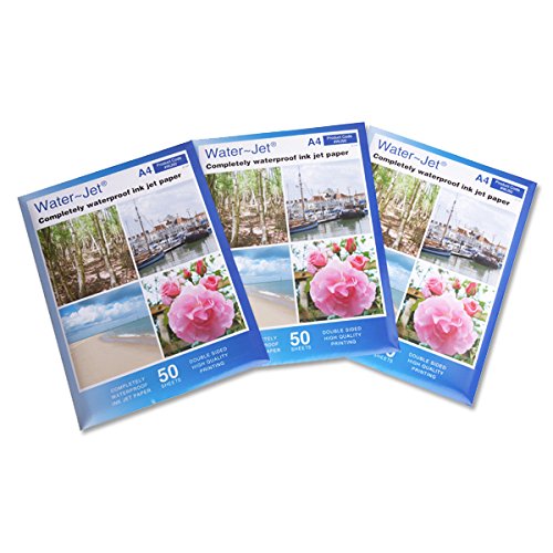 Water~Jet® Completely Waterproof InkJet Paper (50 A4 Sheets)
