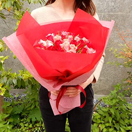 Amazon クール便発送 フラワーキッチン 人気商品 バラ50本の花束 レッド ピンク のミックスカラー 配送地域限定商品 当日配送不可 14時までの注文で最短翌日のお届け 花束 オンライン通販