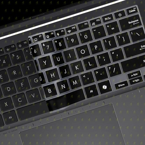 Image of RAYA Silicone Keyboard Cover for ASUS Vivobook S14 Compatible with M3407 /S3407 /M1407 /X1407 /M5406 /S5406 Laptop Models (Black)