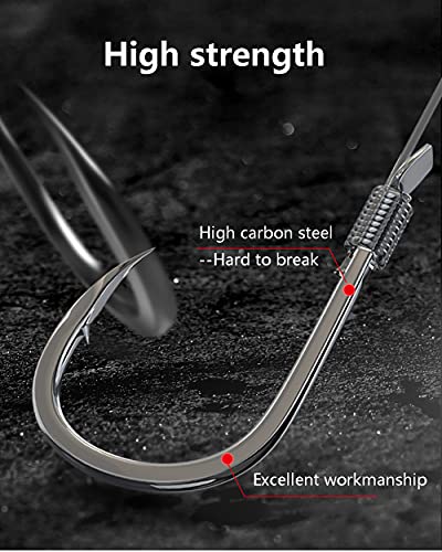 Dyxssm Small Fishing Hooks With Line, Tiny Fishing Hook On Nylon Line (Pack Of 20) (12#) #TOP4