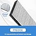 meite 18 Gauge 1/4-Inch Narrow Crown Staples, 1-1/4-Inch Length Heavy Duty Galvanized Upholstery Staples for Electric or Pneumatic Narrow Crown Stapler Guns (4,000 PCS)