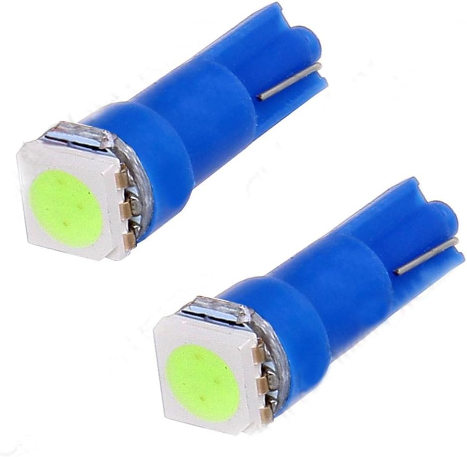 情熱セール ノーブランド品 個 T5 5050 1smd アイスブルー ダッシュ Ledウェッジランプ バルブ ライト 省電力 低温度 Topdental Com Ar