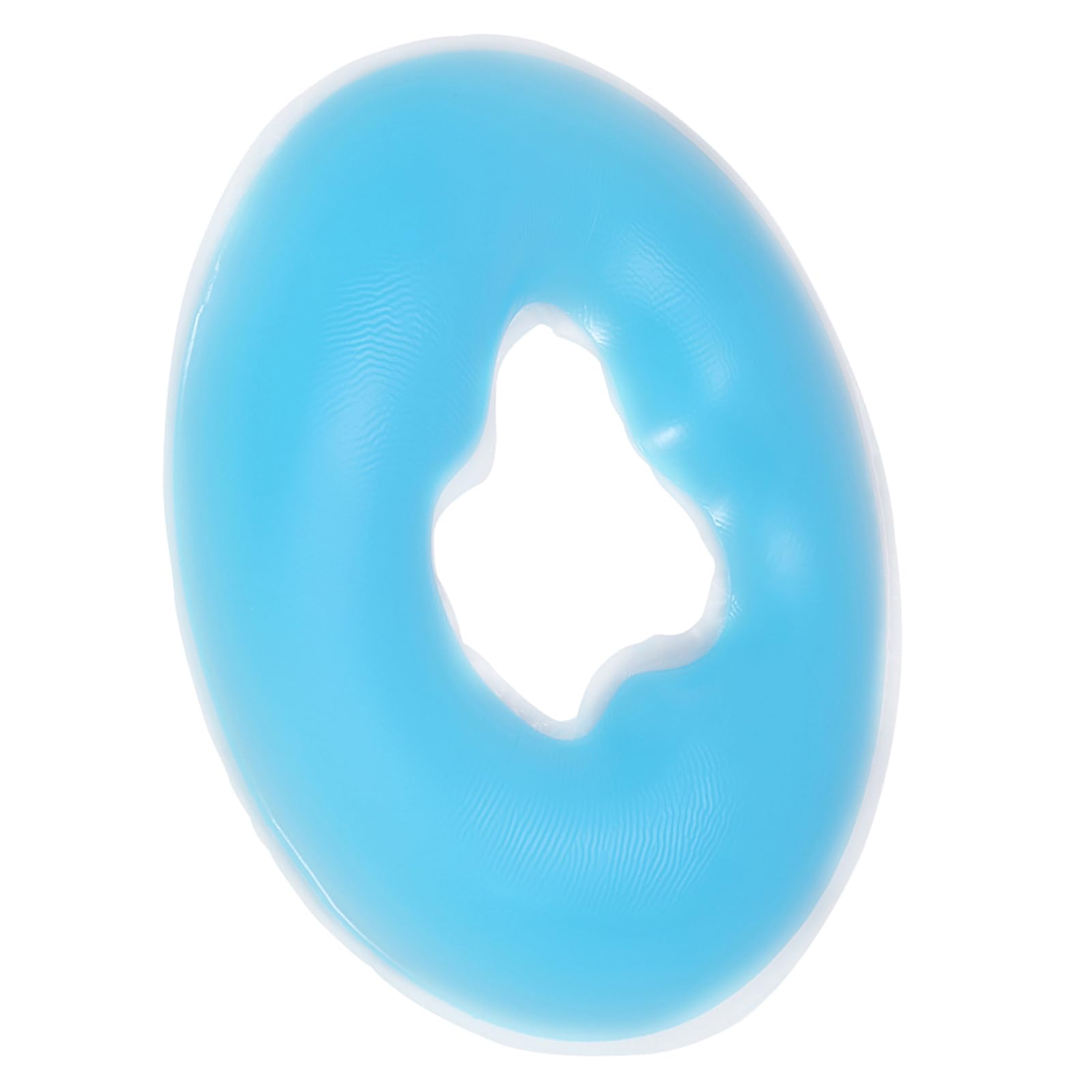 Almohada de Masaje Facial de Silicona con Gel Suave - Cojín Ergonómico para Mesas de SPA, Belleza y Oficina - Almohadilla Facial para Terapias de Relajación y Cuidado de la Piel (Color Azul)