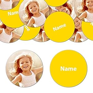 Goodtimes Foto-Konfetti Beidseitig Personalisierbar Foto Name Rund 2,5cm Dekoration für Hochzeit Geburtstag Partys 330…