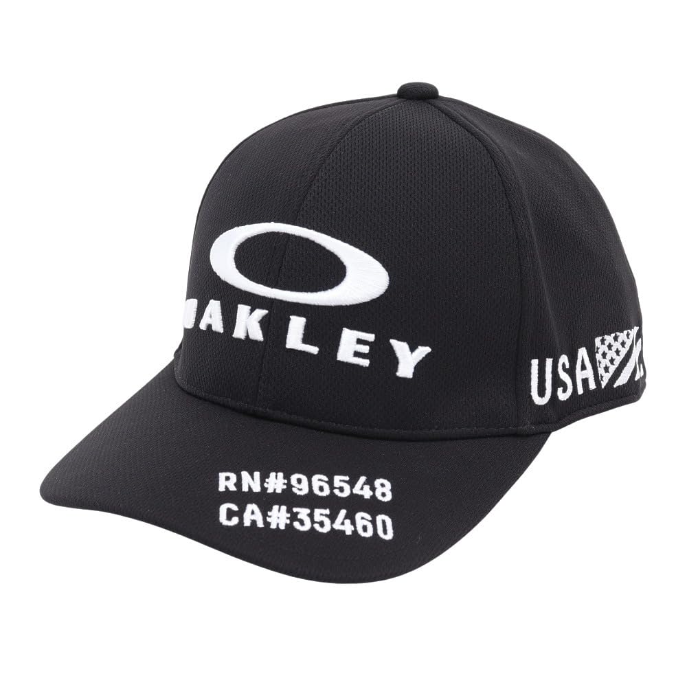 Amazon | [オークリー] キャップ FIXED CAP 24.0 (02E) BLACKOUT