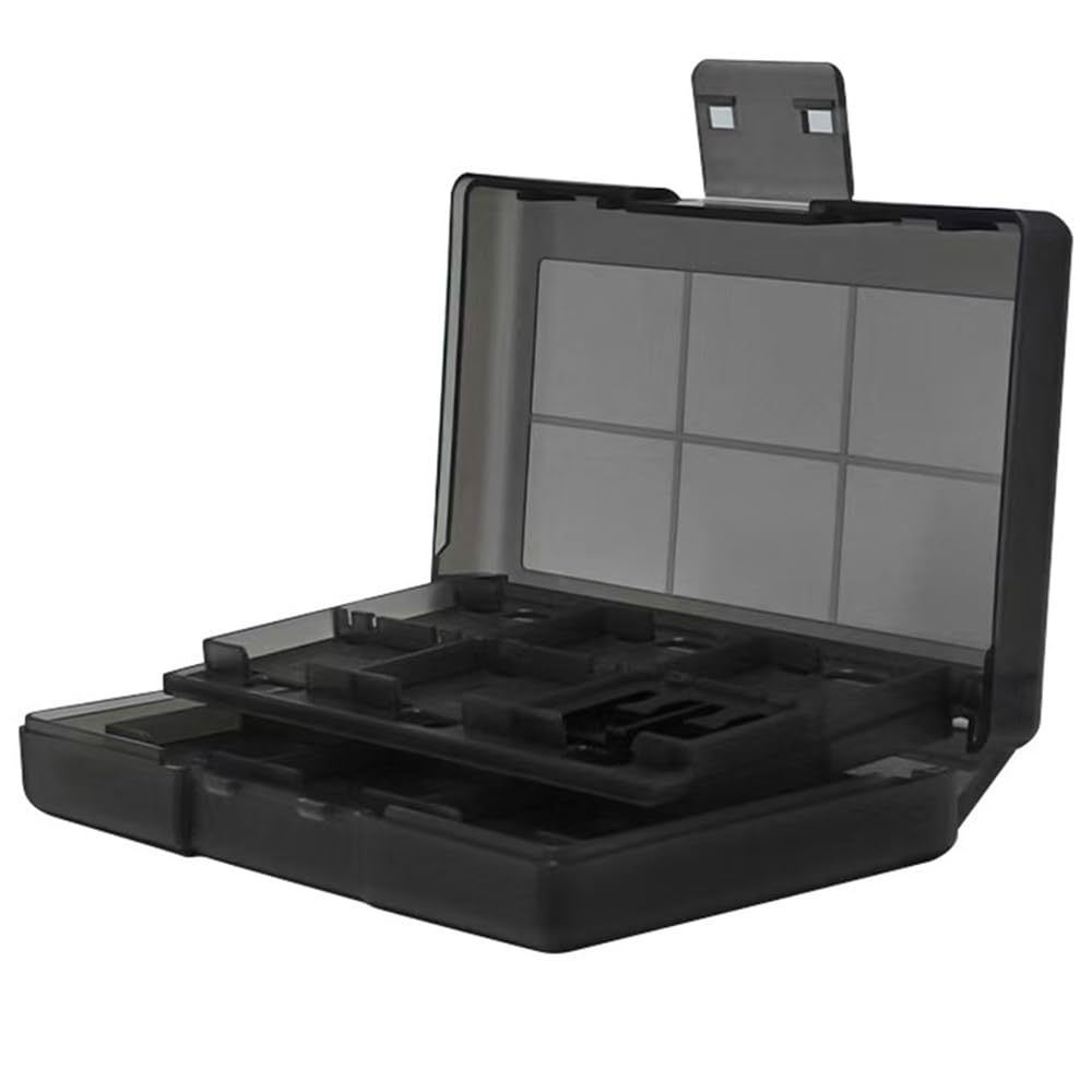 KlsyChry 24+2 Slots Protective Case Game Memory Cards Cartridge Holder Storage Box Organizer Portable for Nintendo Switch