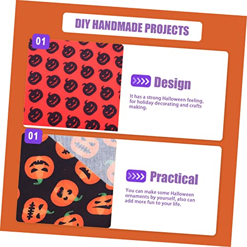 Tissus Halloween patchwork lavables pour masques et projets de couture - 3