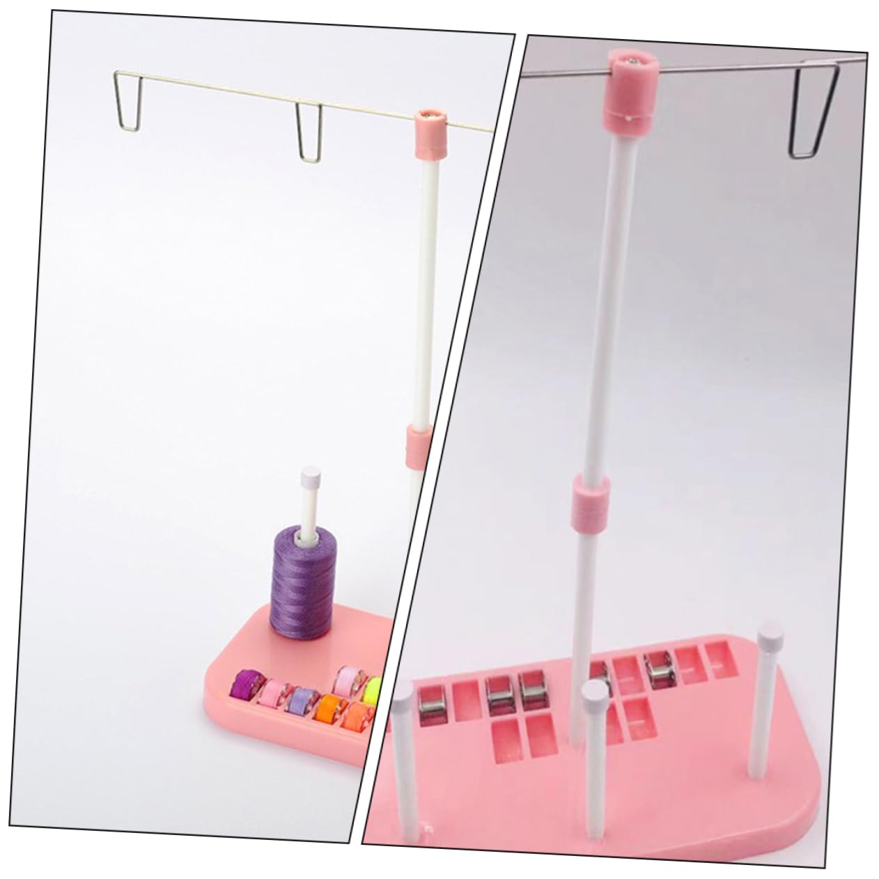5 Pezzi Accessori per Macchine da Cucire Domestiche Supporto per Filo Ad ASSE Supporto per Macchina Overlock Supporto Bobine per Macchine da Cucire Bobine di Plastica E