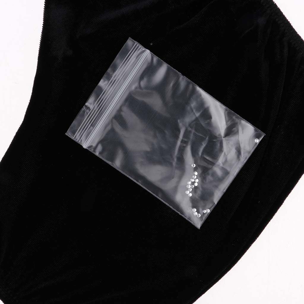 perfk 2 PCS Copertura a Rotelle, Pattinaggio Accessori, Nero-M