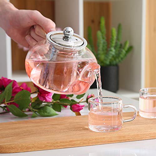 Teapot en verre NERB pour votre pause thé relaxante du week-end à la maison