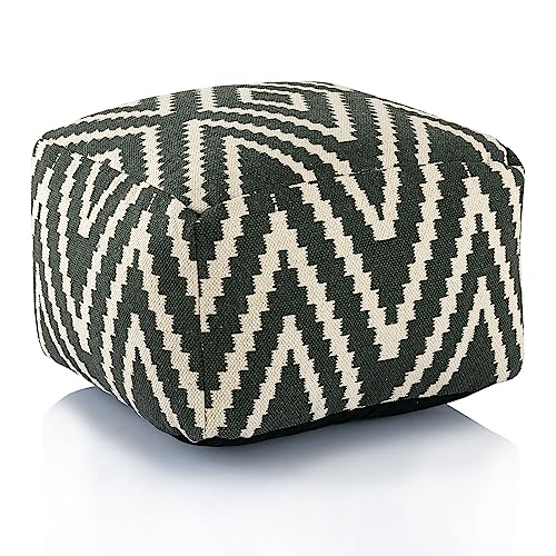 casamia Sitzwürfel Fußhocker Sitzhocker 55x37x55 cm Pouf Kelim...