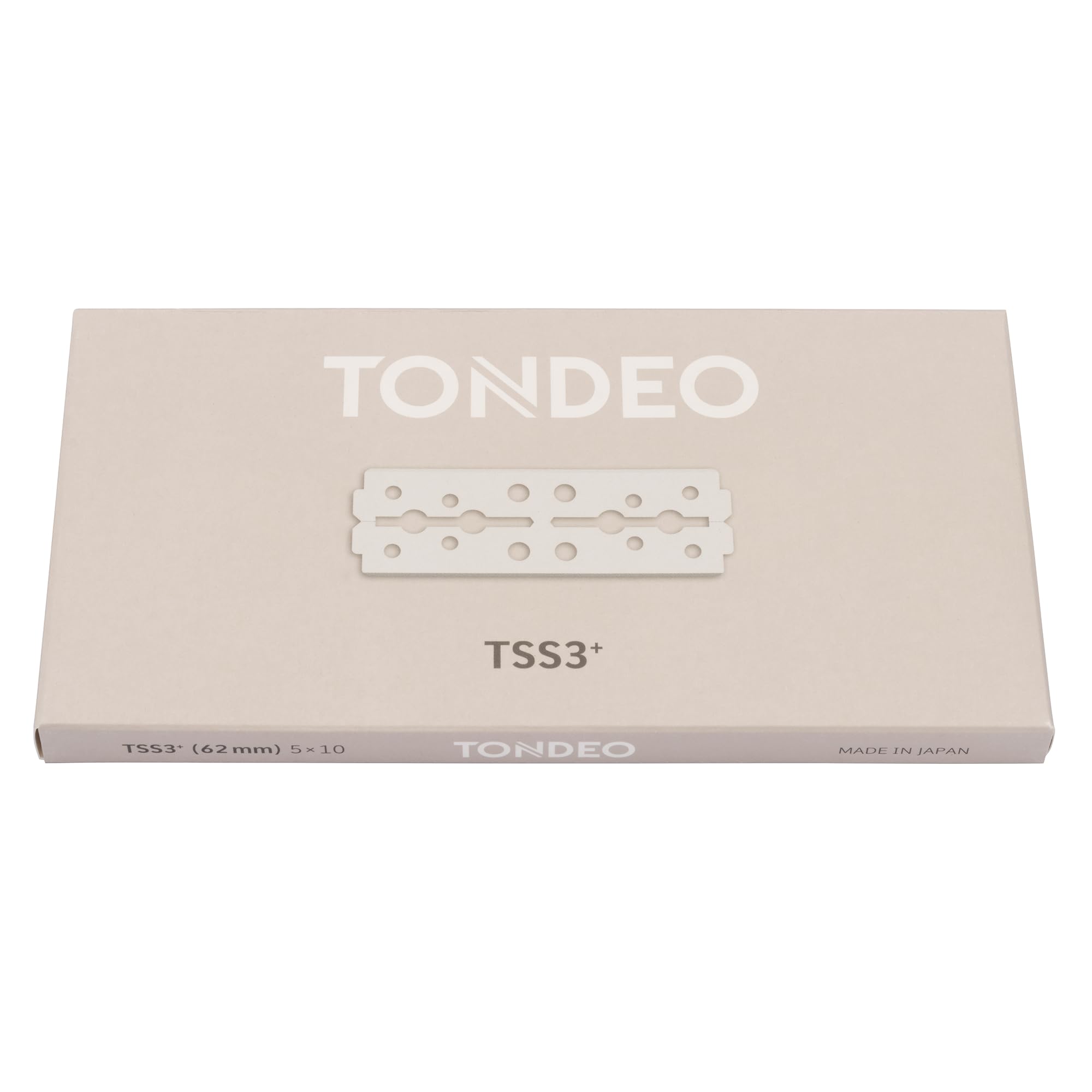 TONDEO Lames de rasoir TSS3+ | 5x10 lames doubles inoxydables pour rasoirs TONDEO | La tradition d'un savoir-faire artisanal exceptionnel