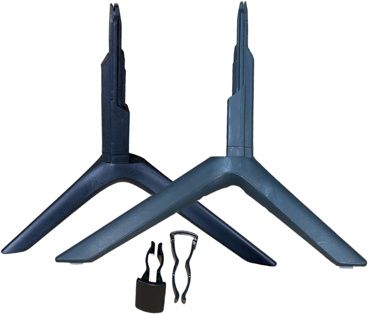 Original TV Base Stand Left and Right Leg Pair Feet Compatible With Samsung Smart LED LCD TV GU50AU7199U GU50TU7199U GU58AU7179U UE50AU7170U UE50TU7100 UE55AU7105K UE55AU7172U UE55TU7172U