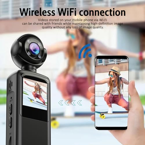 Tangxi Tangxixr1mn24aki Cámara 1080P con lente rotativo miniatura 3