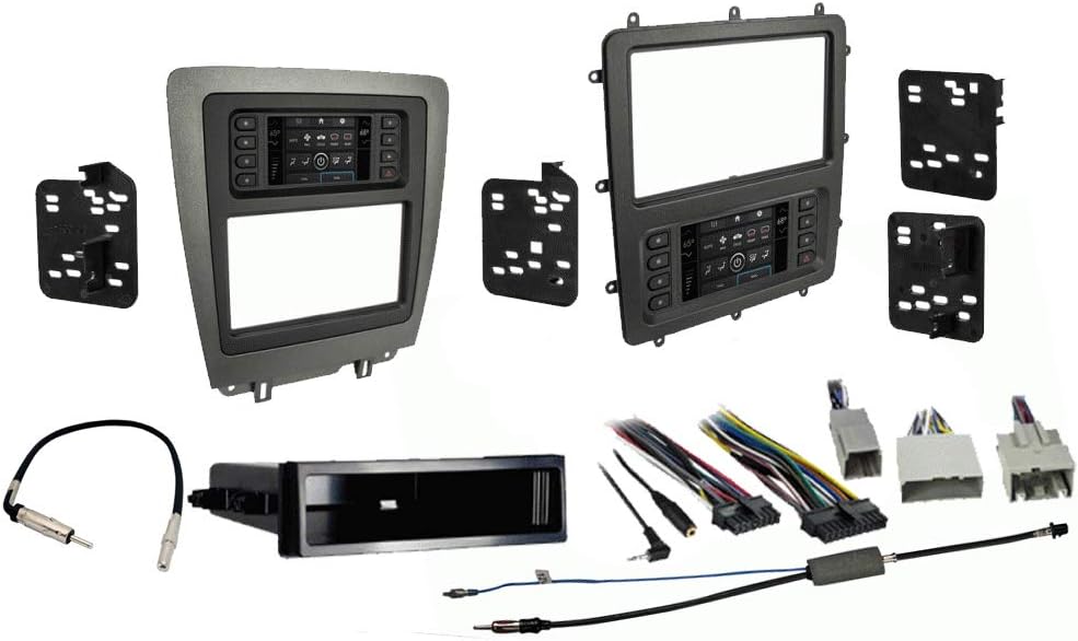 Harmony Audio HA-40CR10 Compatible with Ford Mustang 2010-2014 Factory Radio to Aftermarket Antenna Adapter and 99-5839CH Car Stereo Single/Double DIN Dash Kit