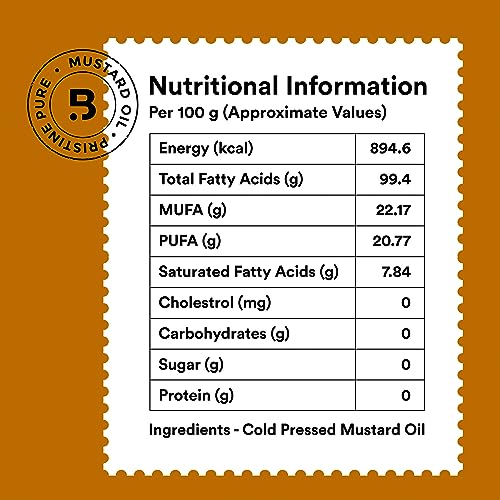 Image of Barosi Kachi Ghani Mustard Oil 5 Litre | Pure & Natural Cold Pressed Mustard Oil (Sarso Tel) | Traditionally Extracted from Wooden Crusher