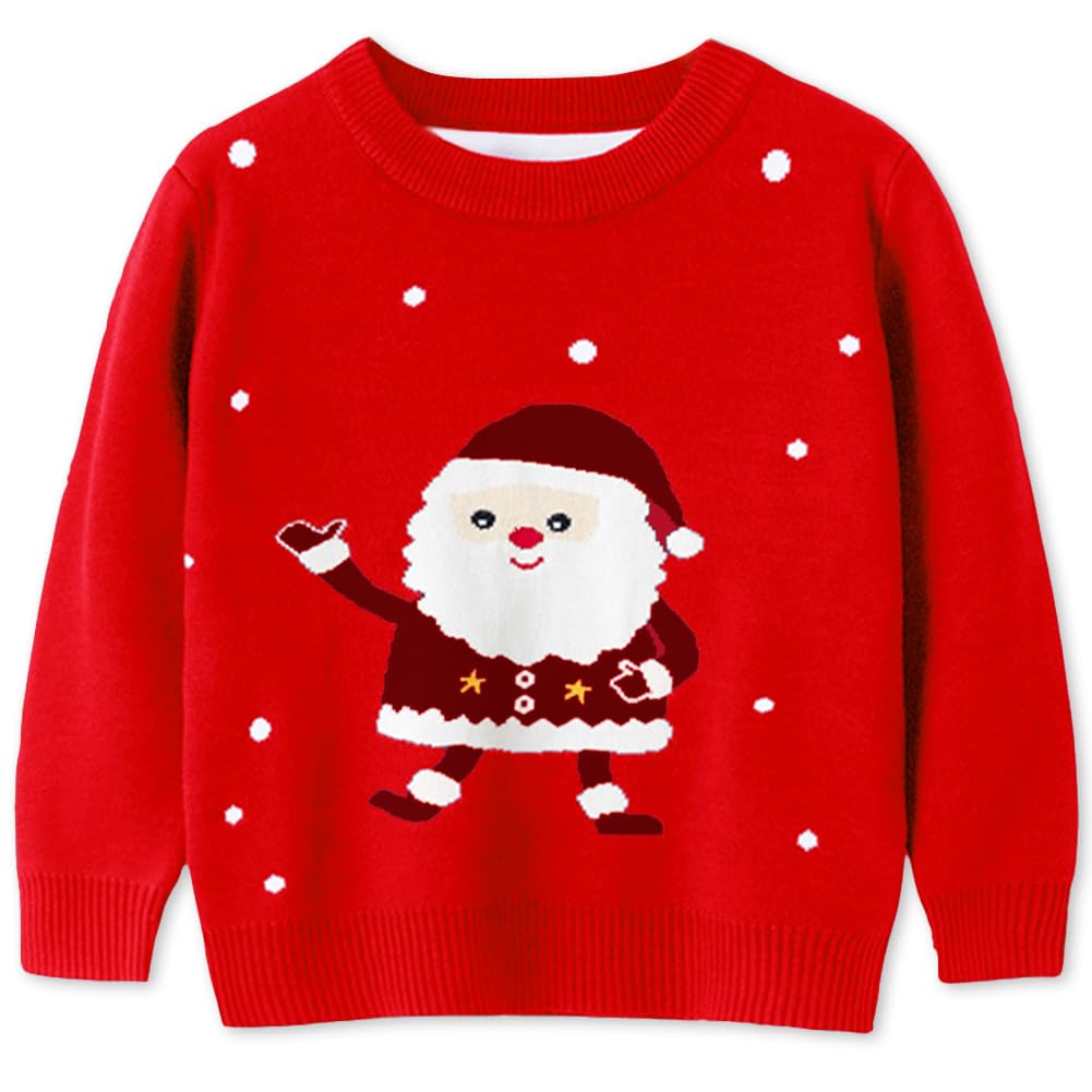Remimi Kids Christmas Sweater for Toddler Girls Boys Holiday Pullover Top