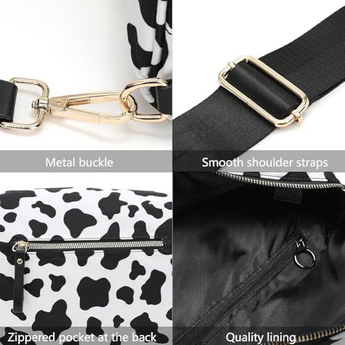 Elysir Crossbody Bag, Checkered Crossbody Bag Bum Bags for Women, Large Waterproof Oxford Cloth Fanny Packs4