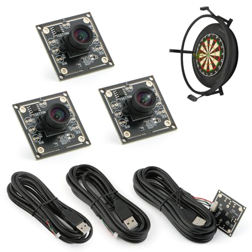 ov9732 Kameramodul 100 Grad für autodarts Dart Kamerasystem 3 Satz 1280x720 30fps Gesichtserkennung Bilderfassung 2M Kabel USB2.0 Ausgang Phone