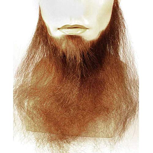 Wiginway MCLW_B3-349-WHITE 16 Inch Long Full Face Beard Color White - Lacey Wigs Human Hair Duck Dynasty Hand Made Fake Facial Biker Amish Bundle Spirit Gum Remover thumb #3