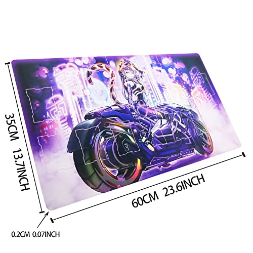 I:p Masquerena Ygo Foil Playmat Holographic Mat Gaming Competition Pad Mat For Tcg Ccg Trading Card Game Mat + Playmat Tube #TOP1