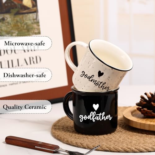 Set de tazas de cerámica 11oz para padrinos miniatura 5