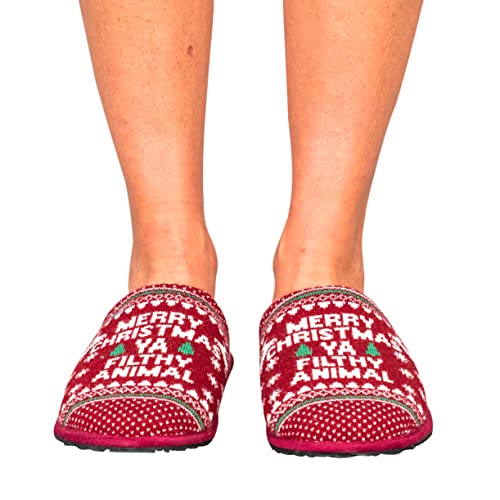 Costume Agent Merry Christmas Ya Animal Xmas Movie Slippers2