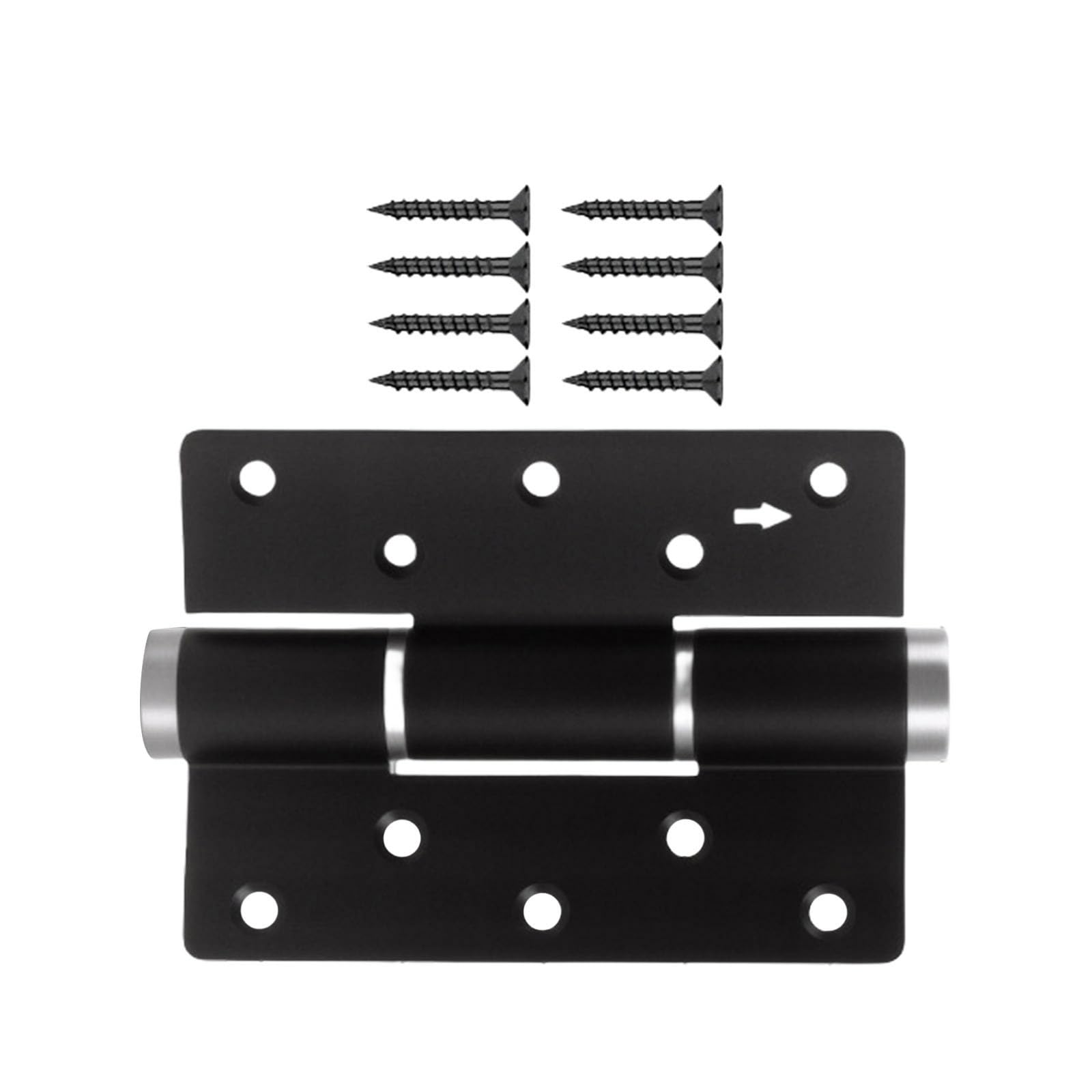 Tertioi Hydraulic Flat Open Hidden Door Hinges Spring Hydraulic Buffer Self Closing Aluminum Alloy Device Permanent Automatic