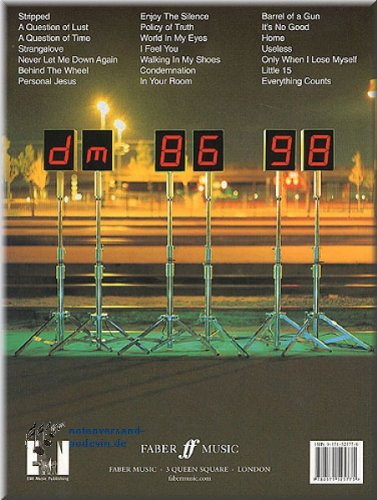 Faber Music Partitions Depeche Mode – Singles 86-98 (français non garanti)