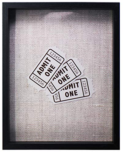 image for Space Art Deco 11x14 Black Shadow Box Frame - Shadow Box Display Case 