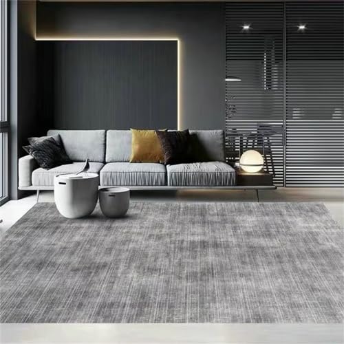 Tapis lavable en machine grand format 50x150cm gris en vinyle