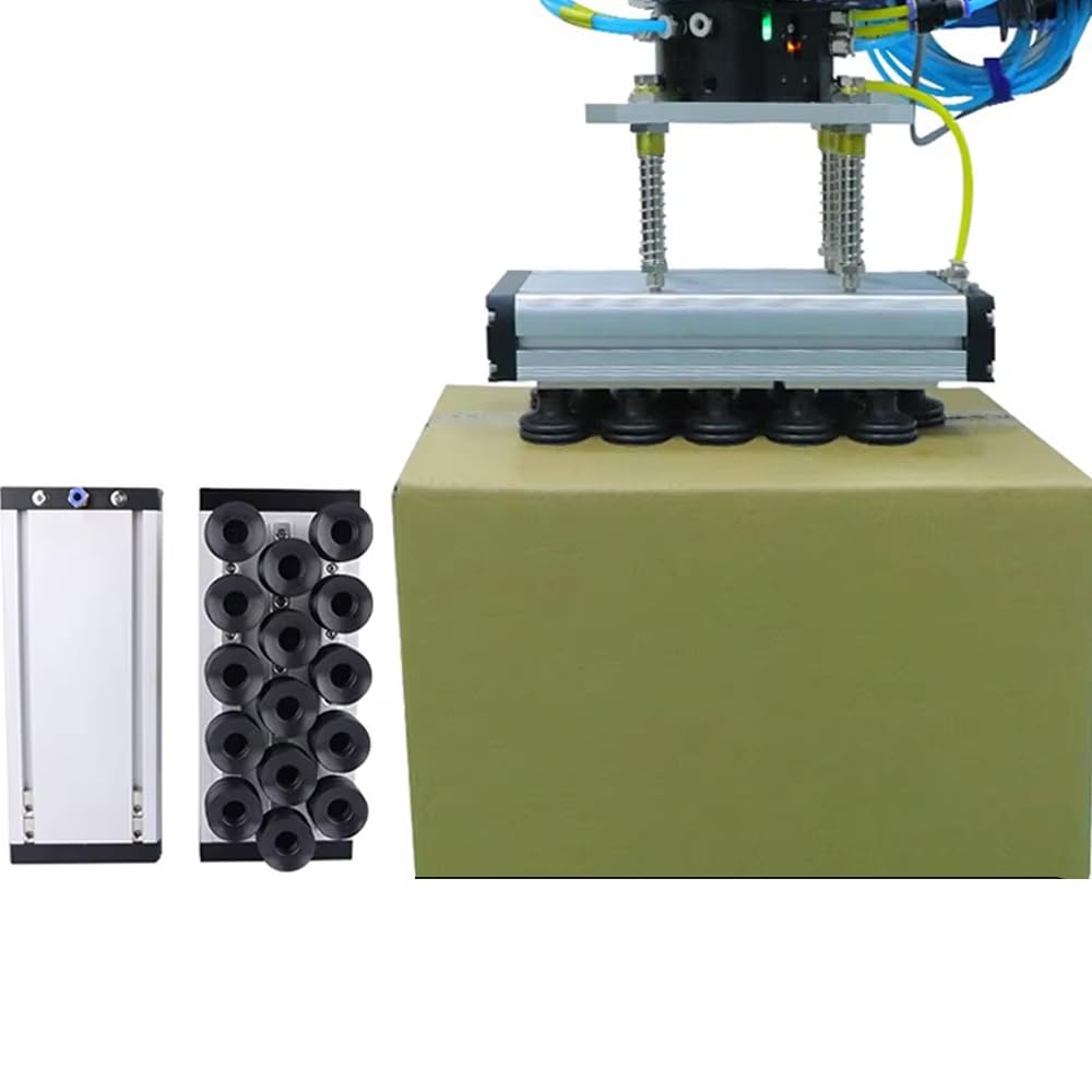 Sistema Integrado de Paletización y Manipulación con Ventosas de Vacío para Brazos Robóticos, Ventosa de Vacío de Alta Resistencia de 130x240mm