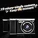 Digital Camera,Vlogging Camera 4.0 Inch Touch Monitor 24MP FHD 1080P Wide Angle Lens YouTube Camera 8X Digital Zoom Camera with Flash Microphone (X7)